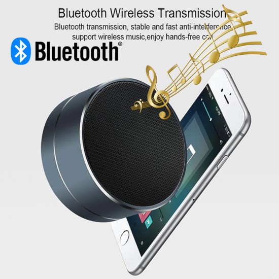 Speaker / Enceinte bluetooth REALMAX® original pour carte TF 3.5mm Port Aux micro pour appel mains libres pour extérieur voyage  compacte sans fil prend en charge tous les appareils Bluetooth